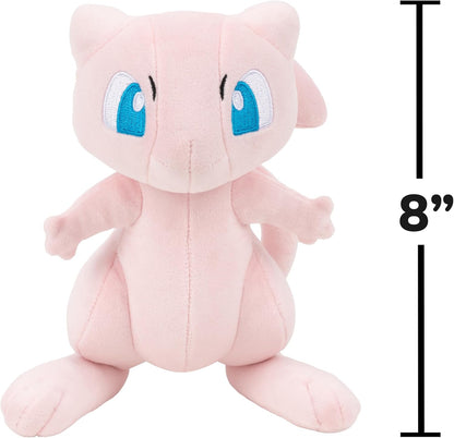 Pokemon 8" Mew Plush - Officially Licensed - Generation 1 - Quality Soft Stuffed Animal Toy Figure - Gift for Kids, Boys & Girls - 2+