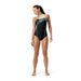 Speedo Women's Medley Logo Swimsuit Swimming Costume Arctic Glass Size 34" Approx UK 12