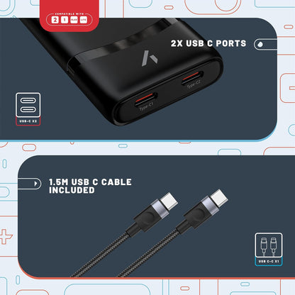 `Stealth - Slim Travel Adapter - Switch, Oled, Lite, Switch 2`