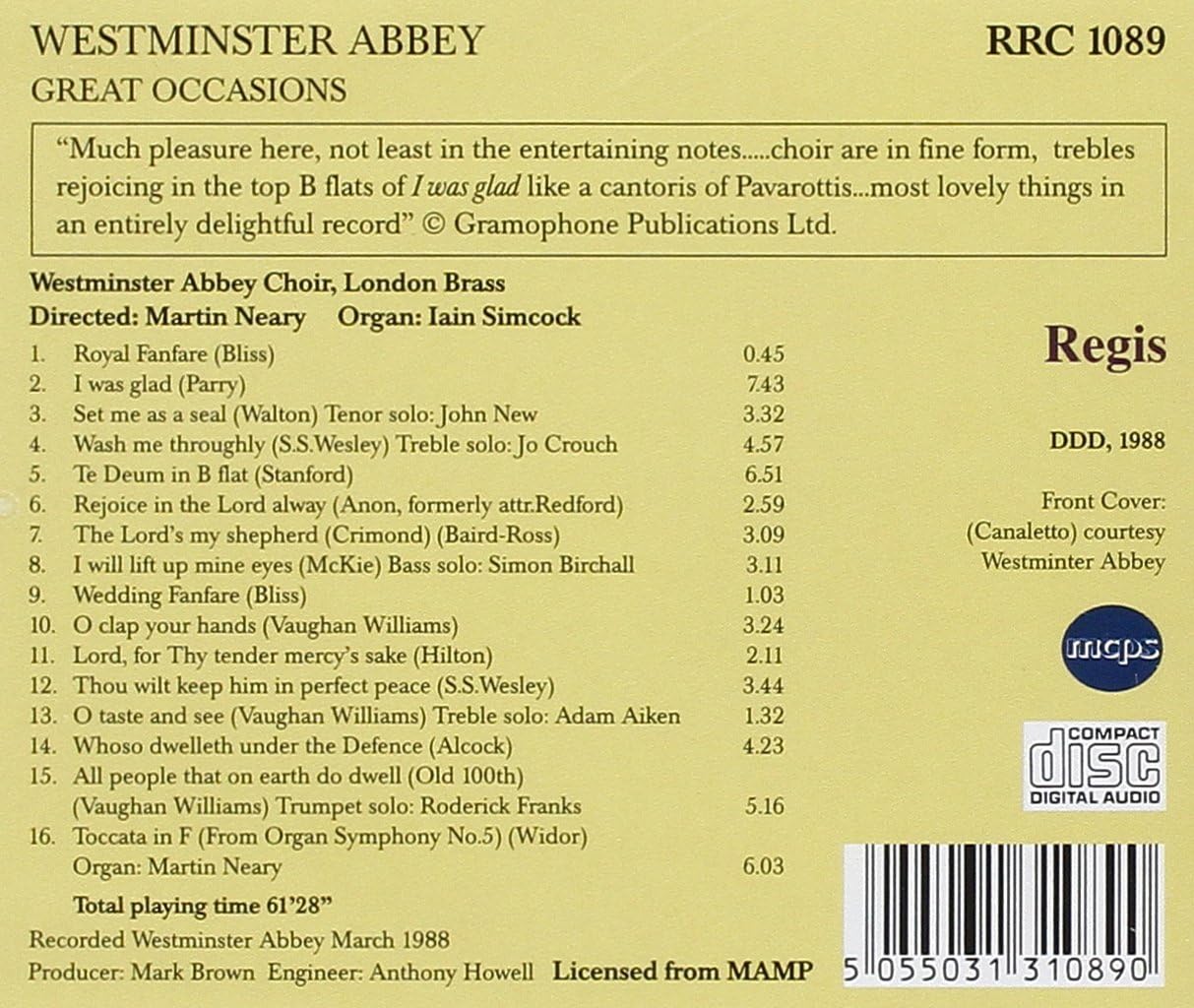 Martin Neary - Westminster Abbey