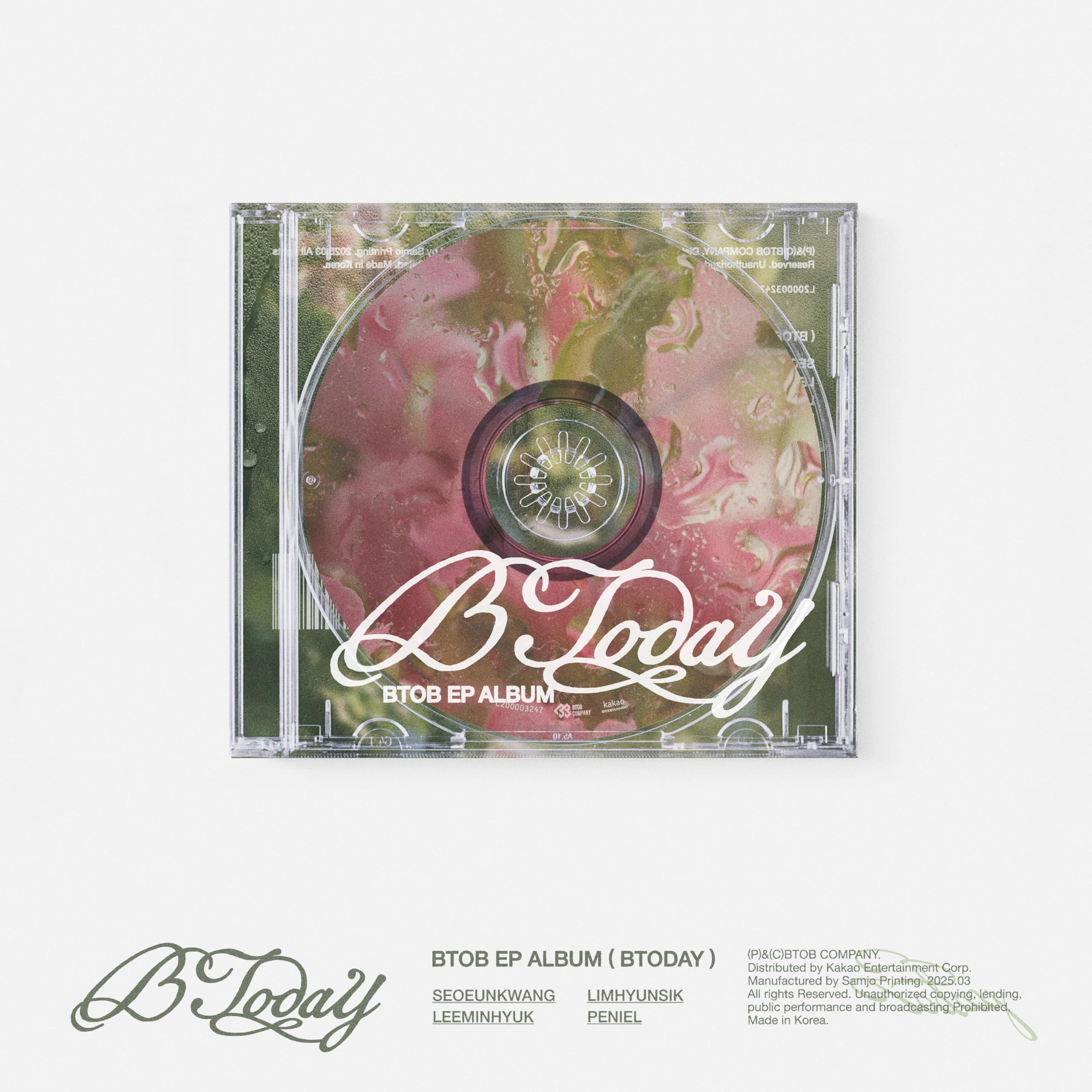Btoday - Jewel Case Version - incl. PET Sleeve, 36pg Photobook, Photocard, Sticker + Mini-Folder Poster