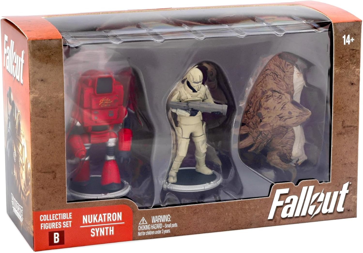Fallout Nukatron and Synth Mini Figure Set (Build-a-Figure Deathclaw