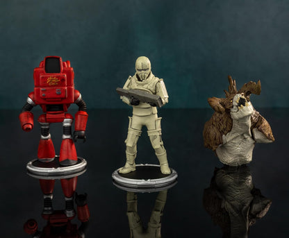 Fallout Nukatron and Synth Mini Figure Set (Build-a-Figure Deathclaw