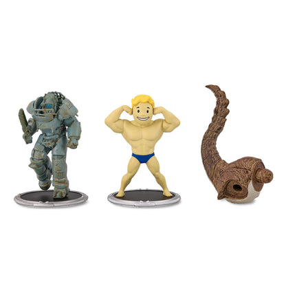 Fallout Raider and Vault Boy (Strong) Mini Figure Set (Build-a-Figure Deathclaw