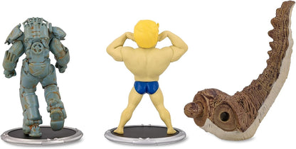 Fallout Raider and Vault Boy (Strong) Mini Figure Set (Build-a-Figure Deathclaw