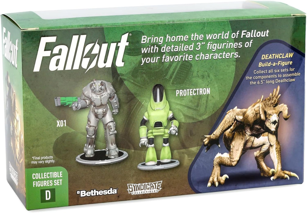 Fallout X01 and Protectron Mini Figure Set (Build-a-Figure Deathclaw