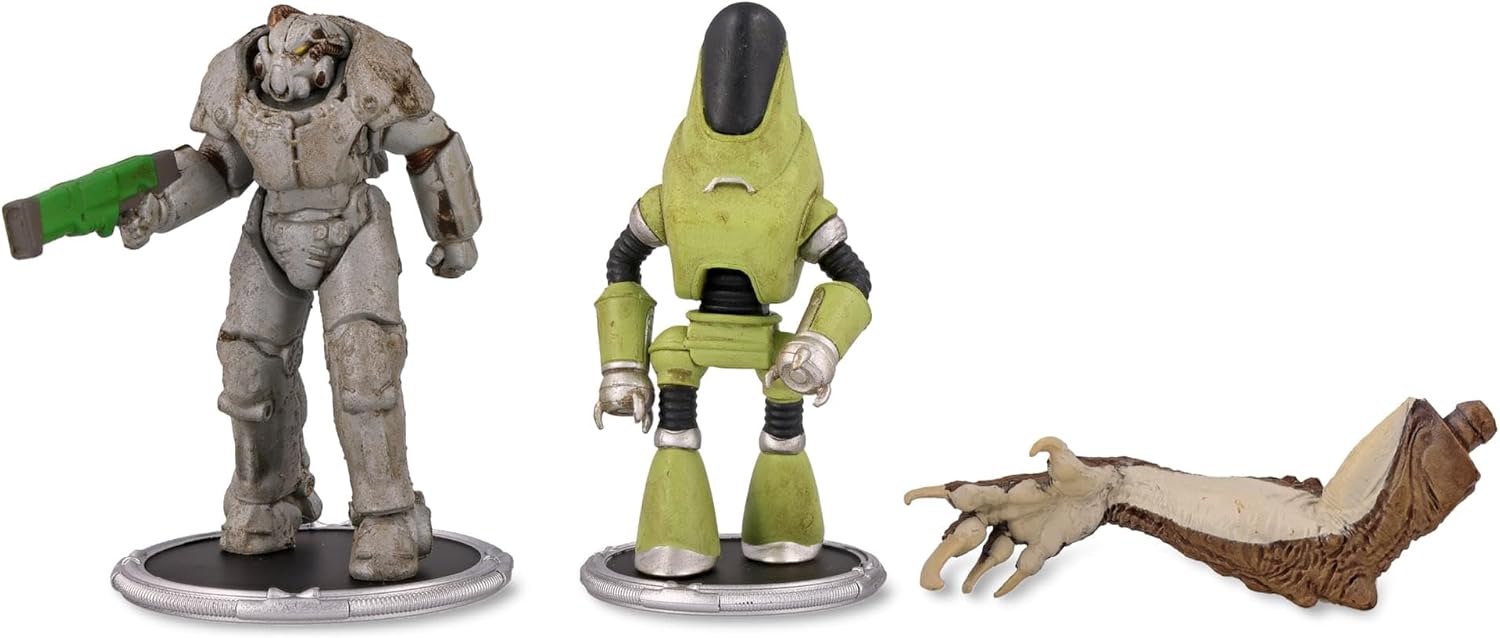 Fallout X01 and Protectron Mini Figure Set (Build-a-Figure Deathclaw