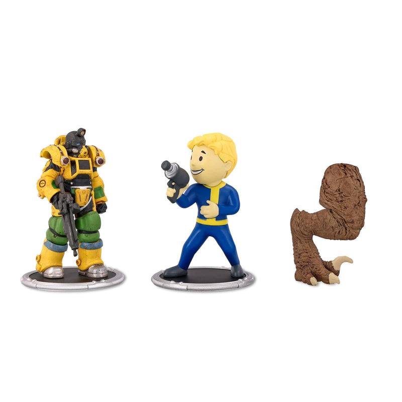 Fallout Excavator and Vault Boy (Gun) Mini Figure Set (Build-a-Figure Deathclaw