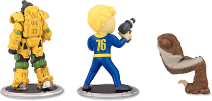 Fallout Excavator and Vault Boy (Gun) Mini Figure Set (Build-a-Figure Deathclaw