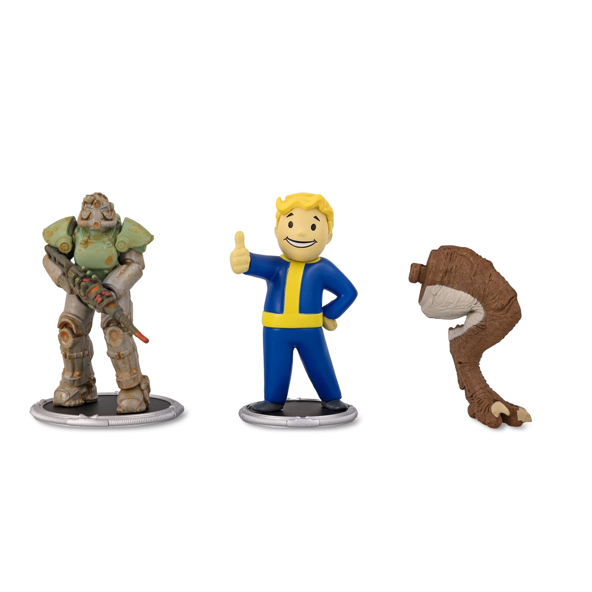 Fallout T-51 and Vault Boy (Classic) Mini Figure Set (Build-a-Figure Deathclaw
