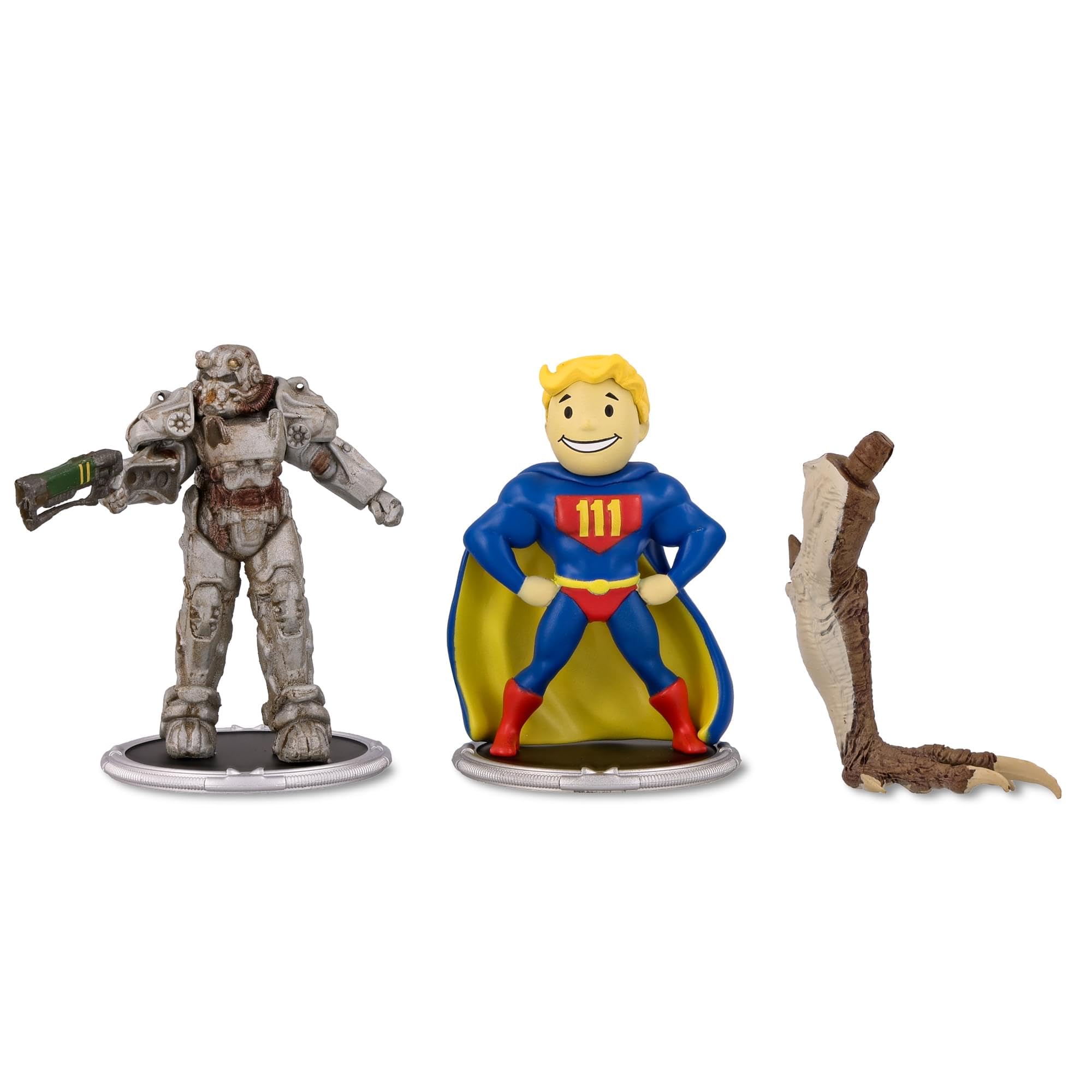 Fallout T-60 and Vault Boy (Power) Mini Figure Set (Build-a-Figure Deathclaw
