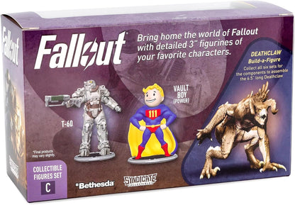 Fallout T-60 and Vault Boy (Power) Mini Figure Set (Build-a-Figure Deathclaw