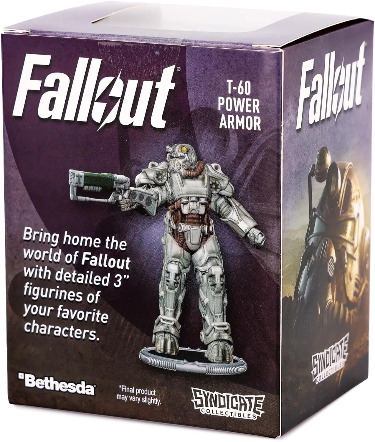 Fallout T-60 Power Armor 3-Inch Mini Figure For Adults
