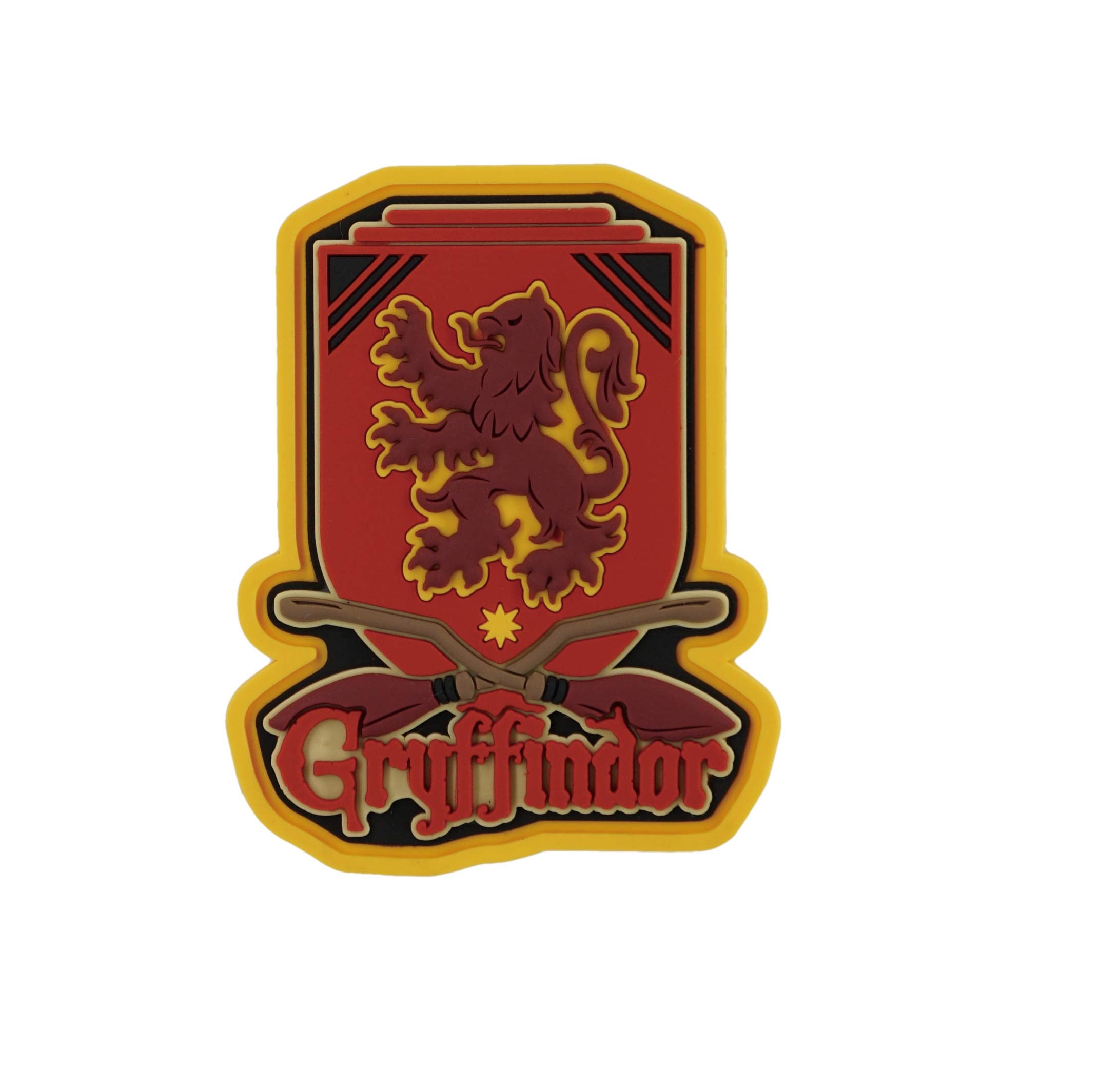 HARRY POTTER Gryffindor Quidditch Imán de tacto suave, 3 pulgadas, multicolor 48396