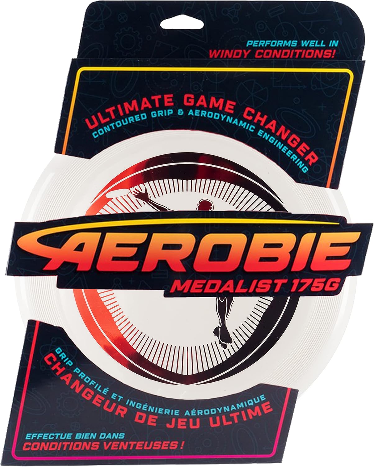 Aerobie Medalist 175 Gram Ultimate Disc - 10.63" Diam. (White) - Ultimate Disc - Sports - Adult