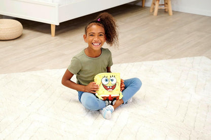 Simba Peluche de Bob Esponja 30 cm con Divertidas Funciones y Sonidos, para Fans y niños a Partir de 5 años (109491008