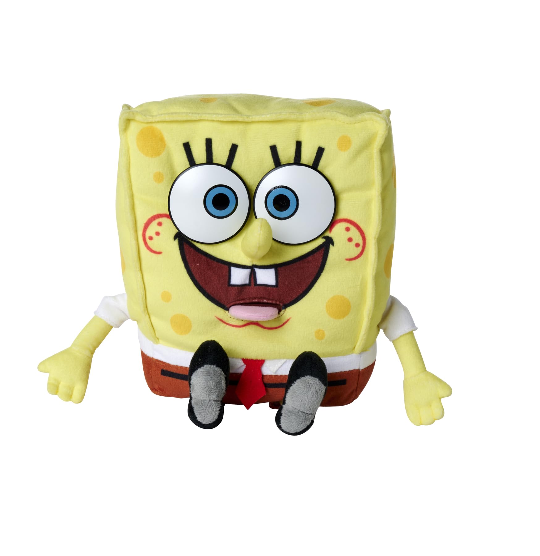 Simba Peluche de Bob Esponja 30 cm con Divertidas Funciones y Sonidos, para Fans y niños a Partir de 5 años (109491008