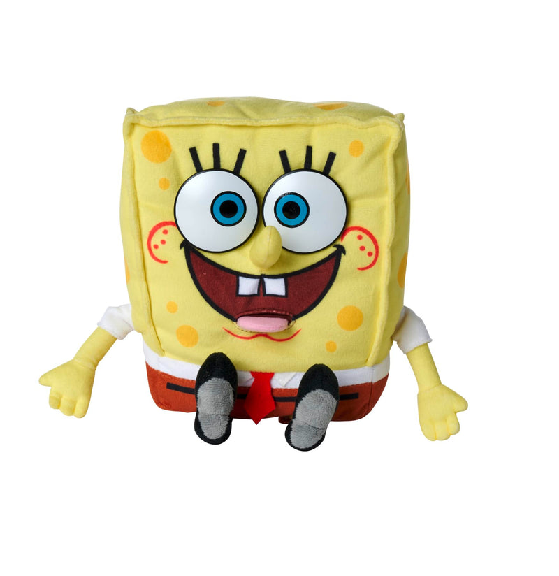 Simba Peluche de Bob Esponja 30 cm con Divertidas Funciones y Sonidos, para Fans y niños a Partir de 5 años (109491008