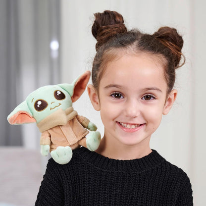 Simba Peluche Grogu para Hombro 12 cm. Grogu en Forma de Peluche magnético para Llevar. Licencia Disney 100% Original Apto para Todas Las Edades. (6315870462