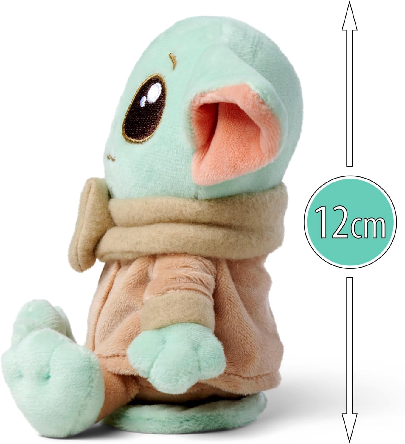 Simba Peluche Grogu para Hombro 12 cm. Grogu en Forma de Peluche magnético para Llevar. Licencia Disney 100% Original Apto para Todas Las Edades. (6315870462