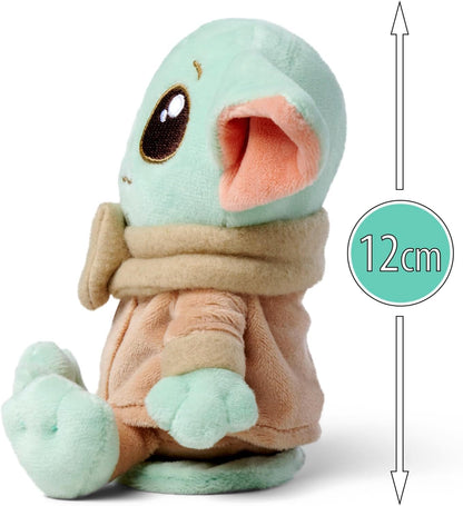 Simba Peluche Grogu para Hombro 12 cm. Grogu en Forma de Peluche magnético para Llevar. Licencia Disney 100% Original Apto para Todas Las Edades. (6315870462