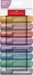 Faber-Castell 254678 Highlighter Set 46, Pack of 8, Metallic Colours, with Durable Chisel Tip, Line Width 1-5 mm, Refillable