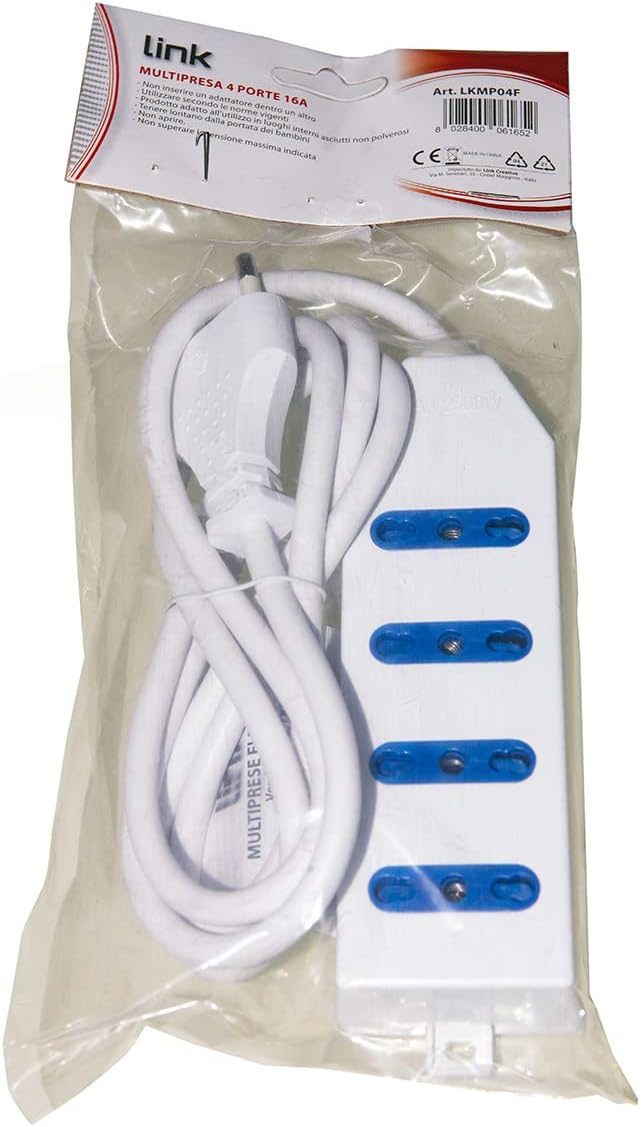 Multipresa 4P. White Bipasso