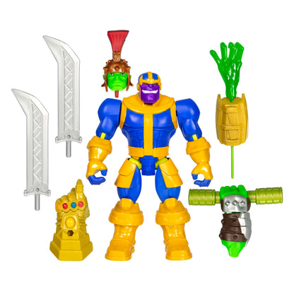 AVENGERS MixMashers Marvel Thanos Custom Mix-And-Match Deluxe Action Figure & Accessories, Purple