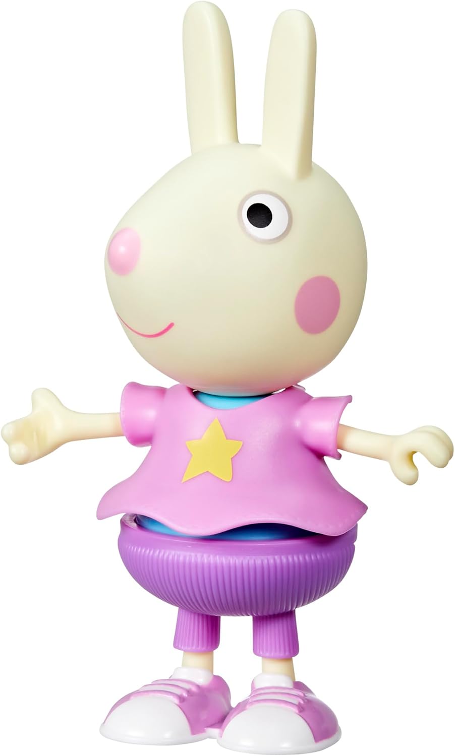 Peppa Pig Rebecca Rabbit Dress-Up Figure, 15 cm Doll with 6 Fashion Accessories, Mix and Match Outfits for Day and Night, Toys for Children Ages 3+, Creative Role Playing Present For Girls & Boys