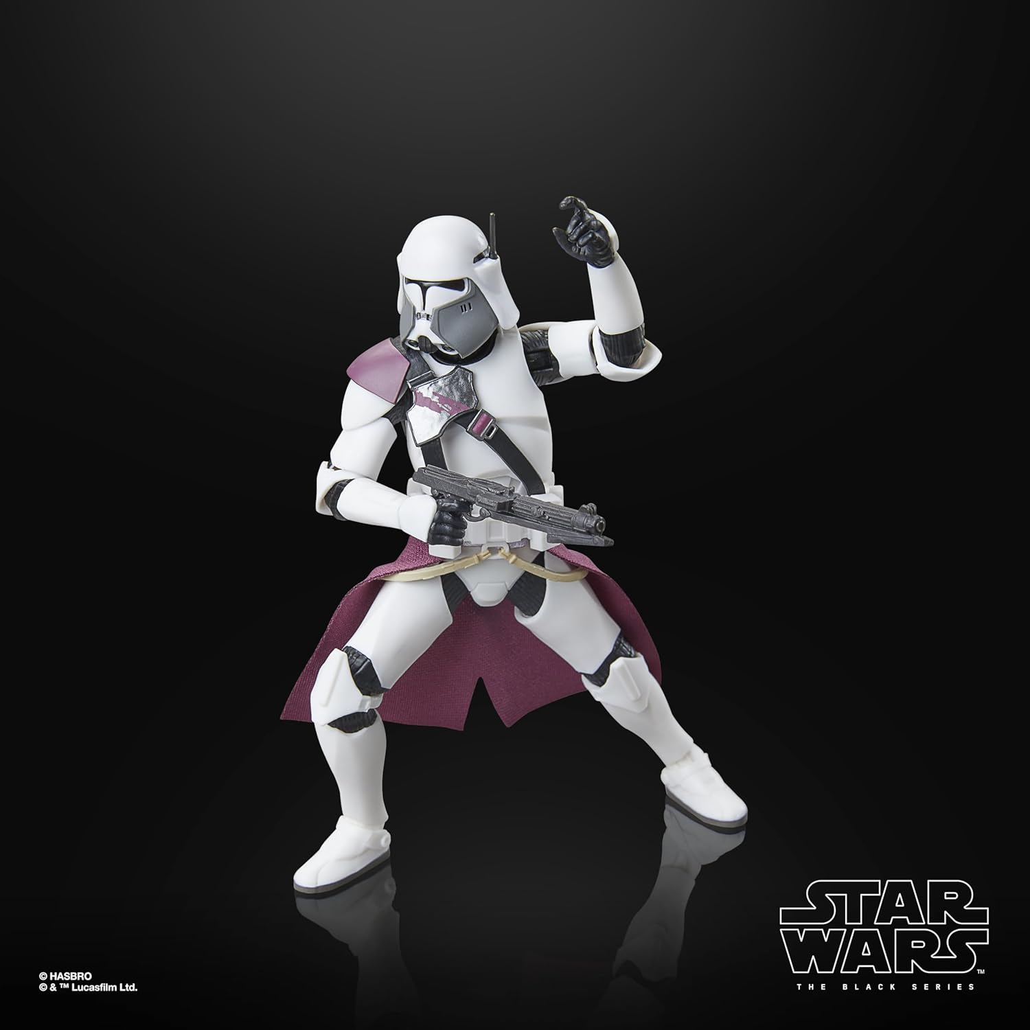 Star Wars The Black Series Klon-Kommandant Bacara, Star Wars: Ahsoka Premium Action-Figur zum Sammeln (15 cm