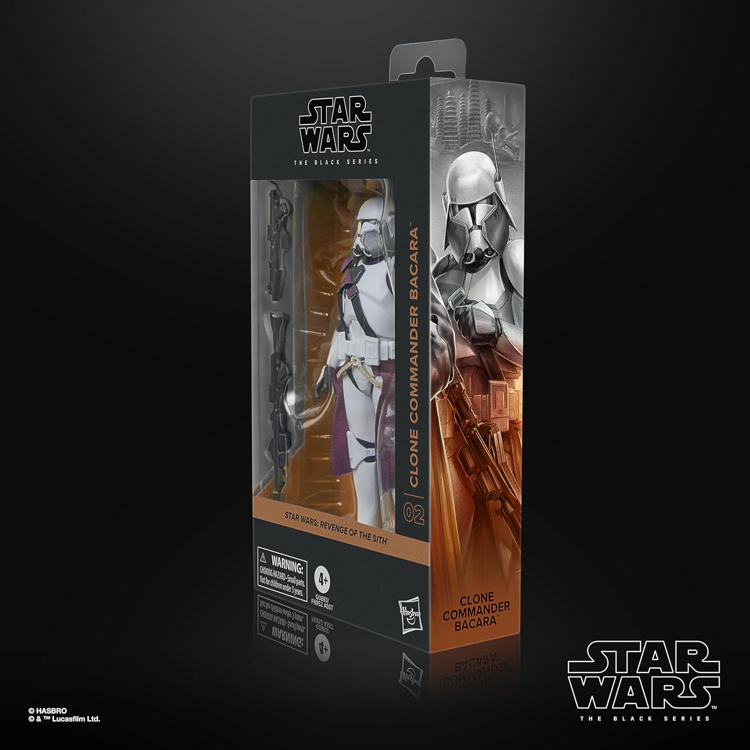 Star Wars The Black Series Klon-Kommandant Bacara, Star Wars: Ahsoka Premium Action-Figur zum Sammeln (15 cm