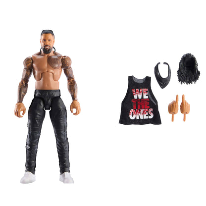 Mattel WWE Elite Action Figure & Accessories, Series #114 6-inch Collectible Jimmy Uso with 25 Articulation Points & Swappable Hands