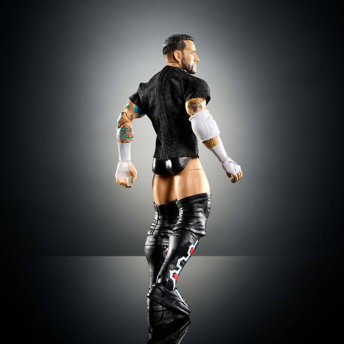 Mattel WWE Elite Action Figure & Accessories, Series #115 6-inch Collectible CM Punk with 25 Articulation Points & Swappable Hands