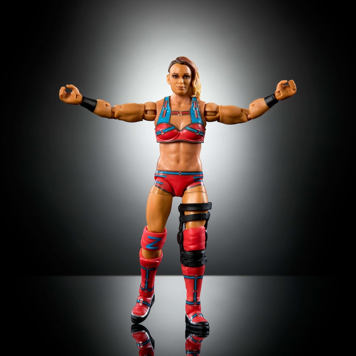 Mattel WWE Elite Action Figure & Accessories, Series $114 6-inch Collectible Zoey Stark with 25 Articulation Points & Swappable Hands
