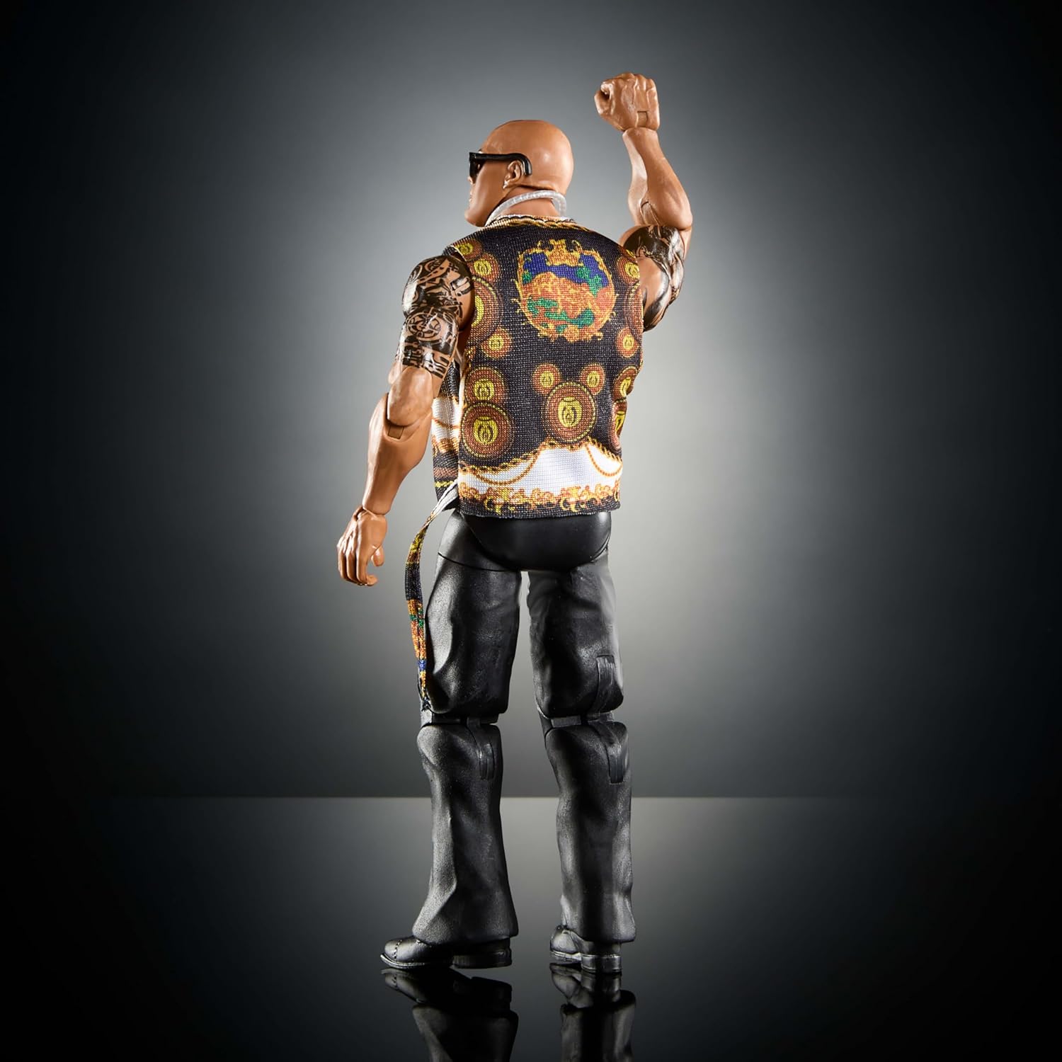 Mattel WWE Elite Action Figure & Accessories, Series #115 6-inch Collectible The Rock with 25 Articulation Points & Swappable Hands