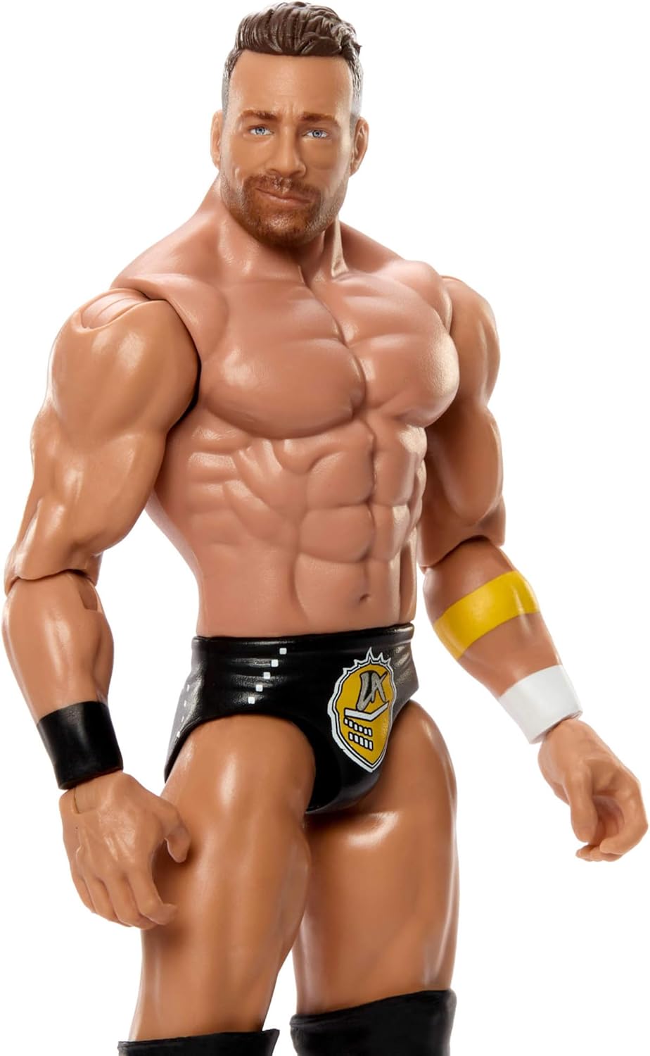 Mattel WWE LA Knight Action Figure, Main Event Series #155 6-inch Collectible with 10 Articulation Points & Life-Like Look, JCV47