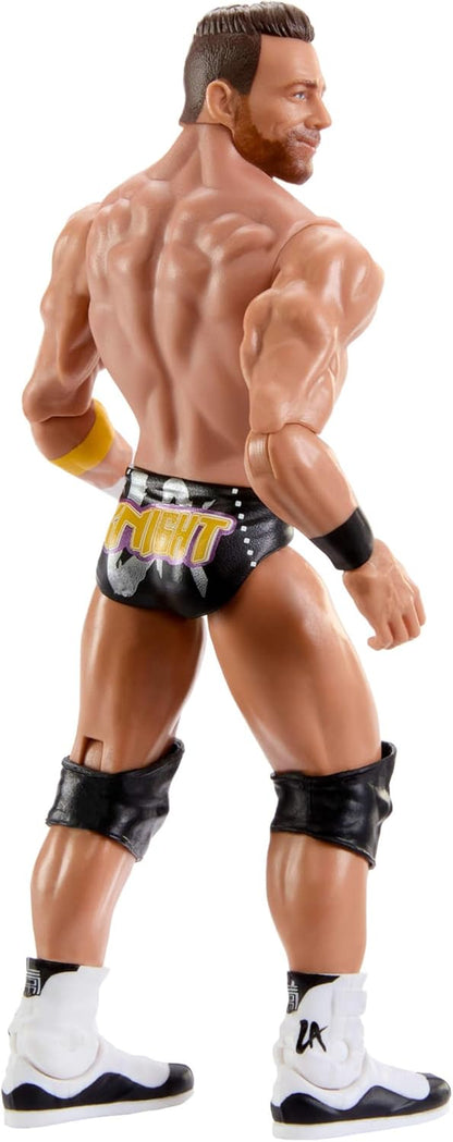 Mattel WWE LA Knight Action Figure, Main Event Series #155 6-inch Collectible with 10 Articulation Points & Life-Like Look, JCV47