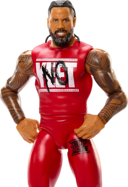 Mattel WWE Jimmy Uso Action Figure, Main Event Series #155 6-inch Collectible with 10 Articulation Points & Life-Like Look, JCV48