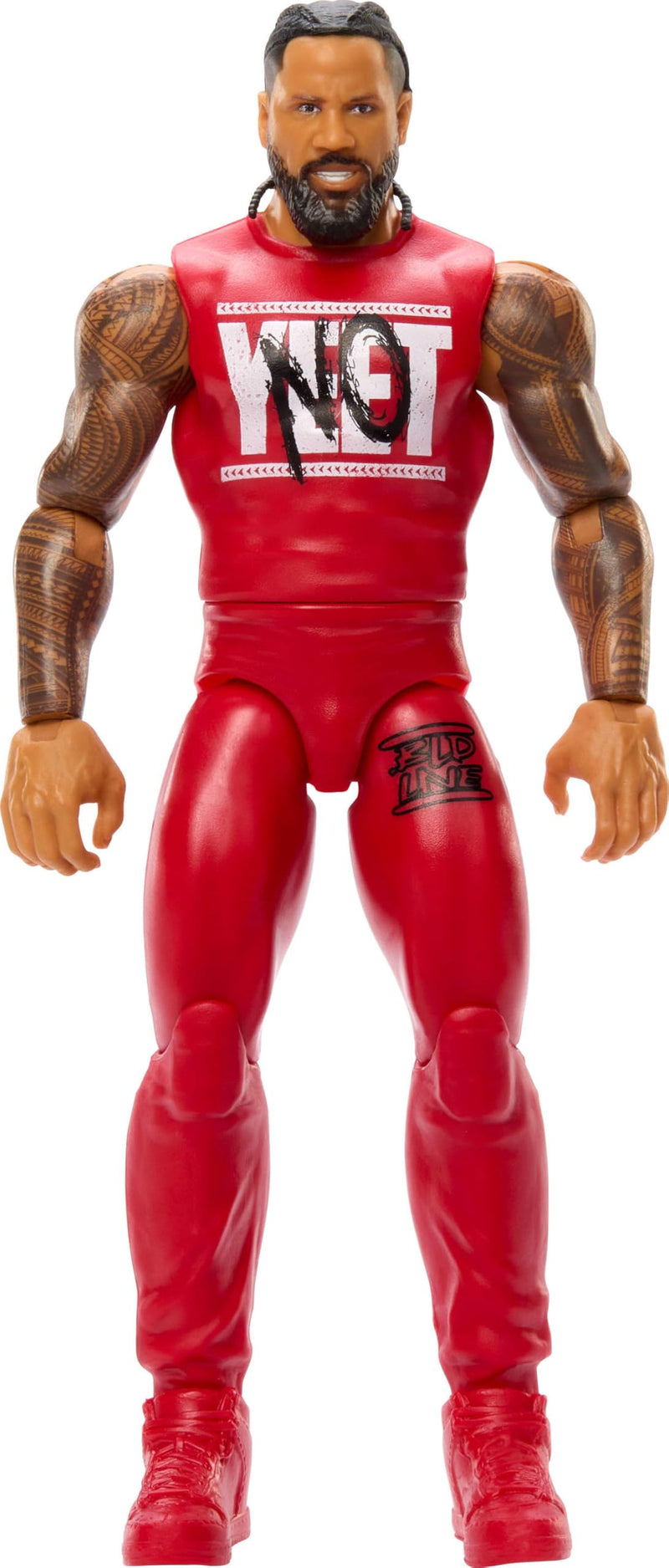 Mattel WWE Jimmy Uso Action Figure, Main Event Series #155 6-inch Collectible with 10 Articulation Points & Life-Like Look, JCV48