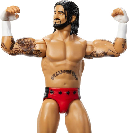 Mattel WWE Jake Roberts Action Figure, Main Event Series #154 6-inch Collectible x with 10 Articulation Points & Life-Like Look, JCV44