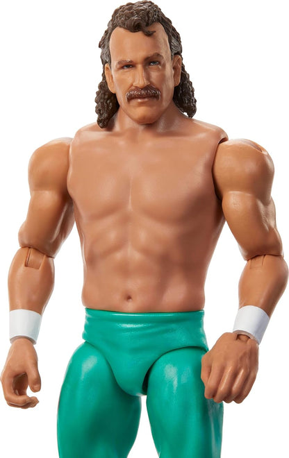 Mattel WWE Jake Roberts Action Figure, Main Event Series #154 6-inch Collectible with 10 Articulation Points & Life-Like Look