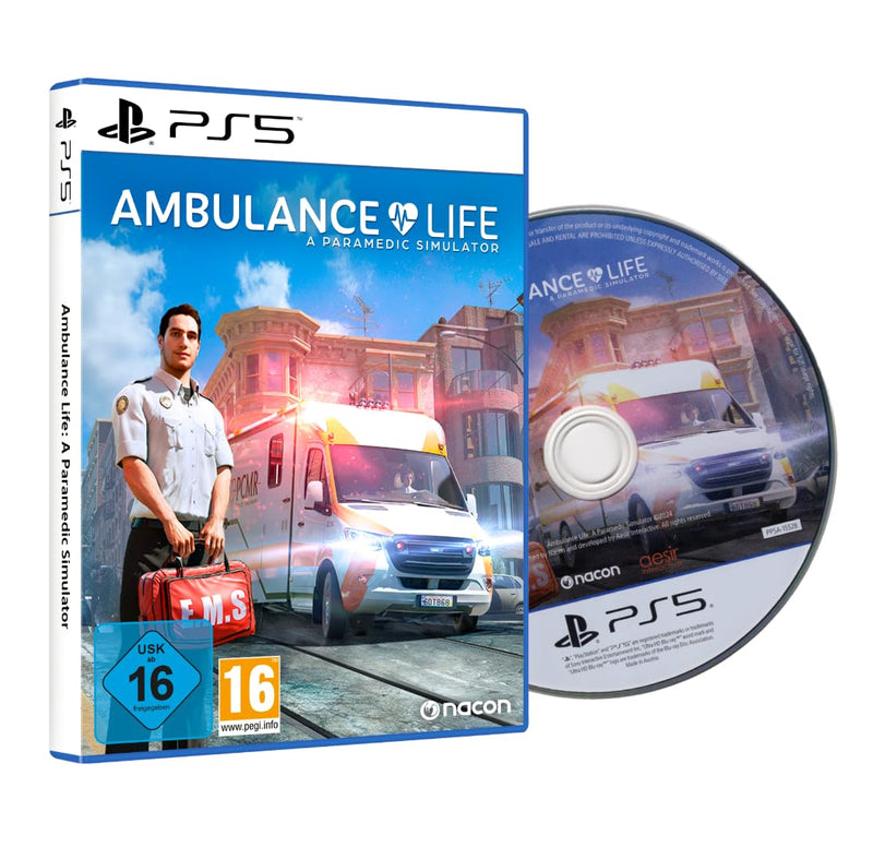 Ambulance Life: A Paramedic Simulator | Schießereien, tödliche Unfälle & Katastrophen – rette, versorge & transportiere Verletzte | Realistische Open-World-Rettungs-Simulation in Kalifornien