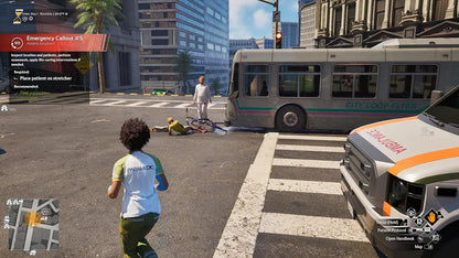 Ambulance Life: A Paramedic Simulator | Schießereien, tödliche Unfälle & Katastrophen – rette, versorge & transportiere Verletzte | Realistische Open-World-Rettungs-Simulation in Kalifornien