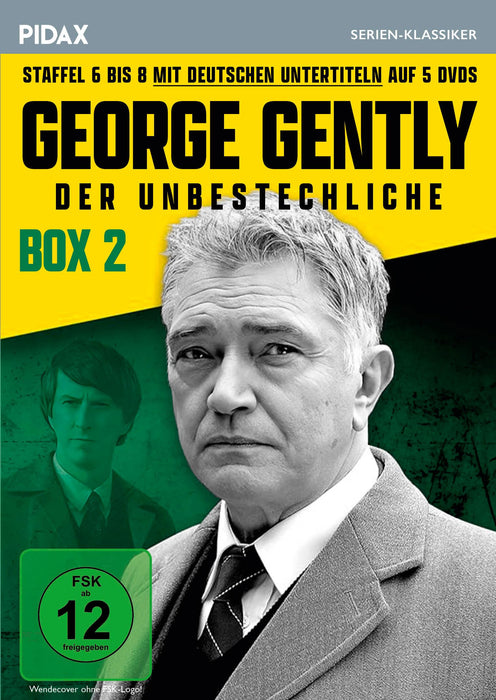 George Gently - Der Unbestechliche, Box 2 (Staffel 6 - 8) / Die komplette 6. bis 8. Staffel der Krimiserie der Kultkrimiserie mit deutschen Untertiteln (Pidax Serien-Klassiker)