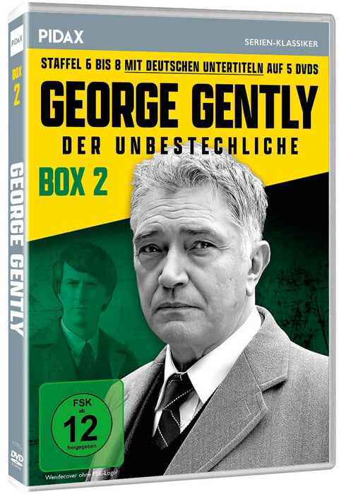 George Gently - Der Unbestechliche, Box 2 (Staffel 6 - 8) / Die komplette 6. bis 8. Staffel der Krimiserie der Kultkrimiserie mit deutschen Untertiteln (Pidax Serien-Klassiker)