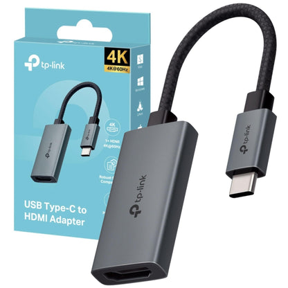 TP-LINK USB Type-C to HDMI Adapter, 4K 60Hz Ultra HD on A Larger Screen HDMI to USB C, Plug and Play, Lightweight and Compact, Universal Compatibility, Scratch Resistant, Durable Design, (UA520C