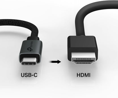 TP-LINK USB Type-C to HDMI Adapter, 4K 60Hz Ultra HD on A Larger Screen HDMI to USB C, Plug and Play, Lightweight and Compact, Universal Compatibility, Scratch Resistant, Durable Design, (UA520C