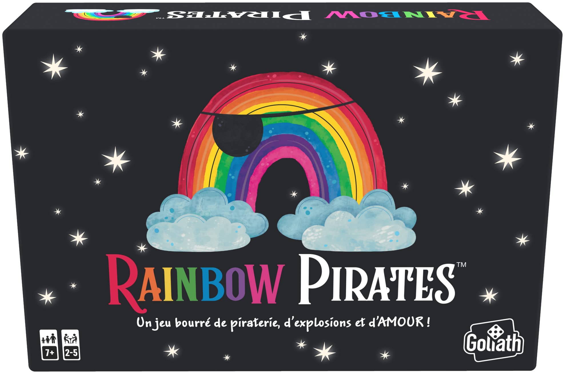 Goliath - Rainbow Pirates - Coloured Card Game - Pirates are Your Allies - Strategy and Action - Board Game - To Play with Family or Friends - Ages 7+