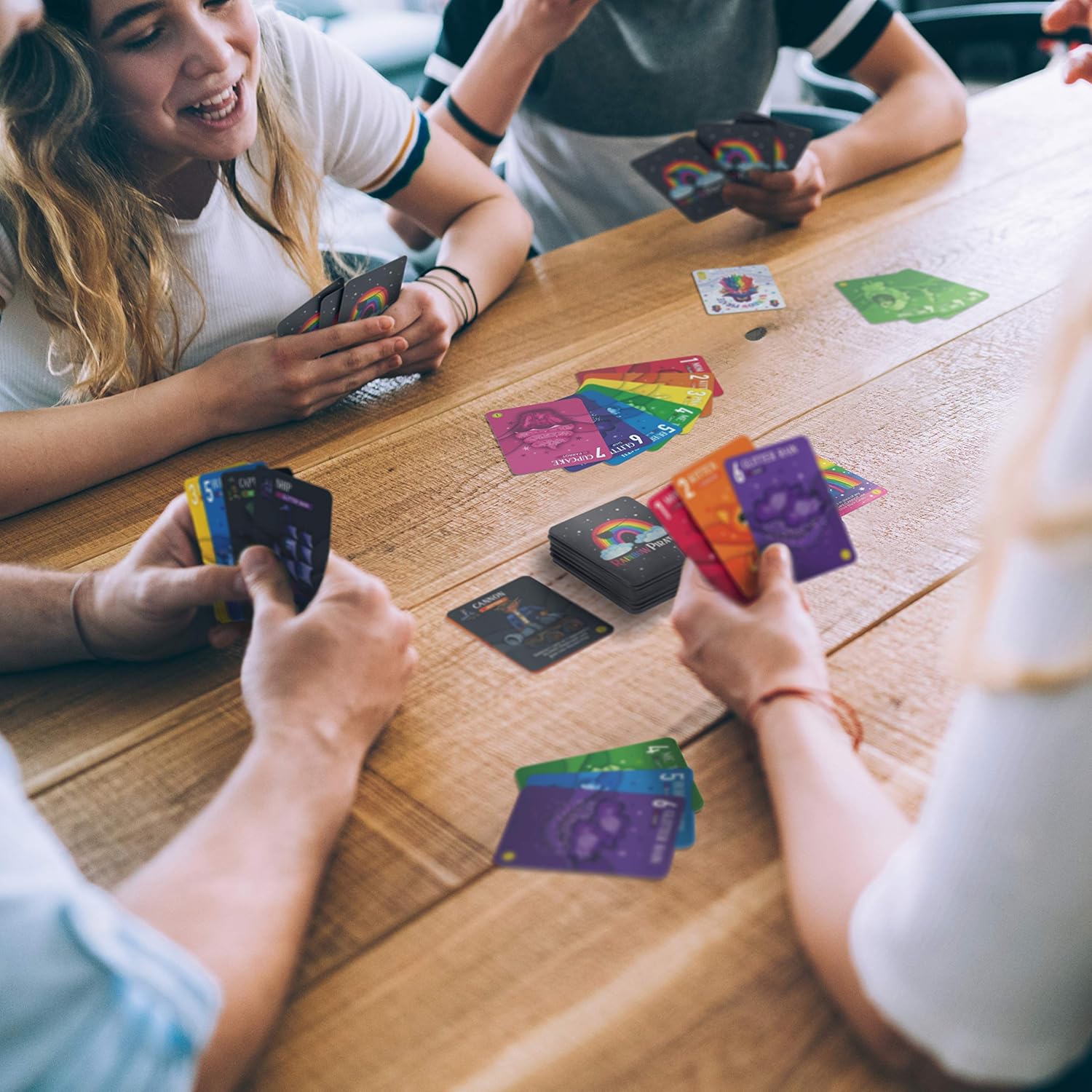 Goliath - Rainbow Pirates - Coloured Card Game - Pirates are Your Allies - Strategy and Action - Board Game - To Play with Family or Friends - Ages 7+
