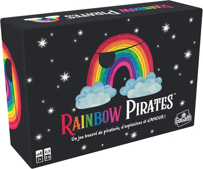 Goliath - Rainbow Pirates - Coloured Card Game - Pirates are Your Allies - Strategy and Action - Board Game - To Play with Family or Friends - Ages 7+